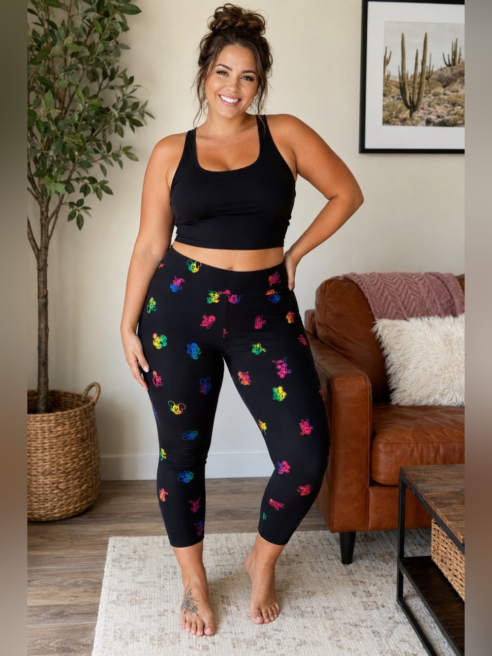 Torrid Disney Rainbow Character Leggings | NWT | Size 1 (14/16)